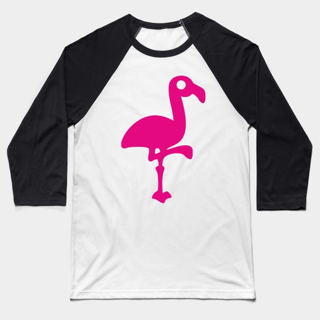 Flamingo - Pink Panic Baseball T-Shirt by XOOXOO